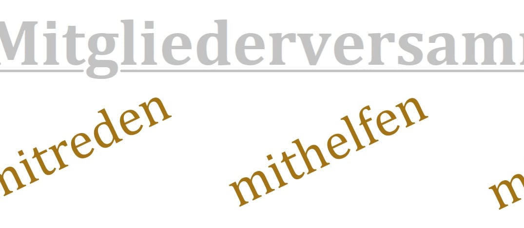 Mitgliederversammlung 2026